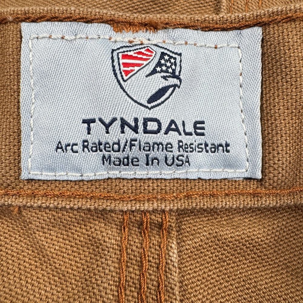 Tyndale Men's Work Pants Flame Resistant FR Navajo Carpenter Brown W40 L30 - Picture 7 of 10